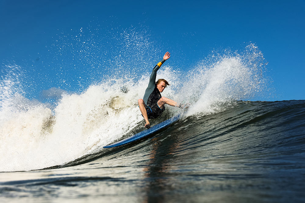 El surf clásico es el principal estilo de surfing.